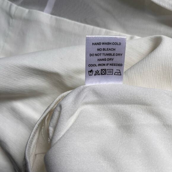 NWT Superdown white one shoulder asymmetrical mini dress size small - Picture 10 of 13